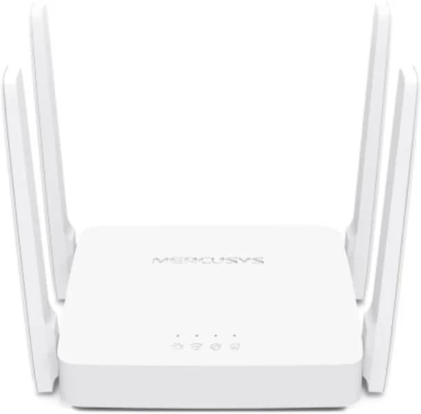 ROUTER MERCUSYS wireless 1200Mbps, 2 porturi LAN 10/100 Mbps, 1 x WAN 10/100 Mbps, 4 x antene externe, Dual Band AC1200 "AC10"
