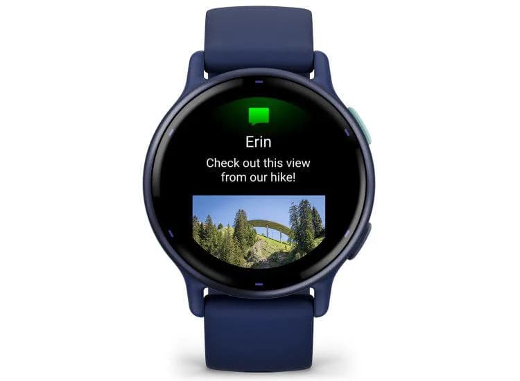 Ceas smartwatch Garmin vívoactive 5 Blue/Blue Metal — miniatură