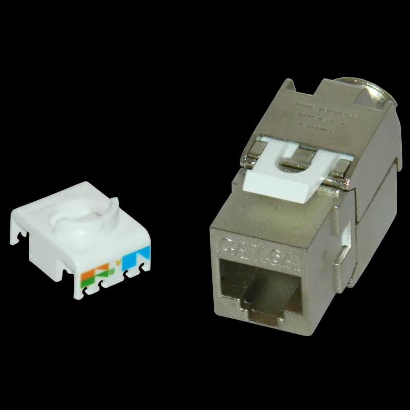 Keystone cat6A FTP, toolless - EMTEX, "EMT-KJ6A-FTP"