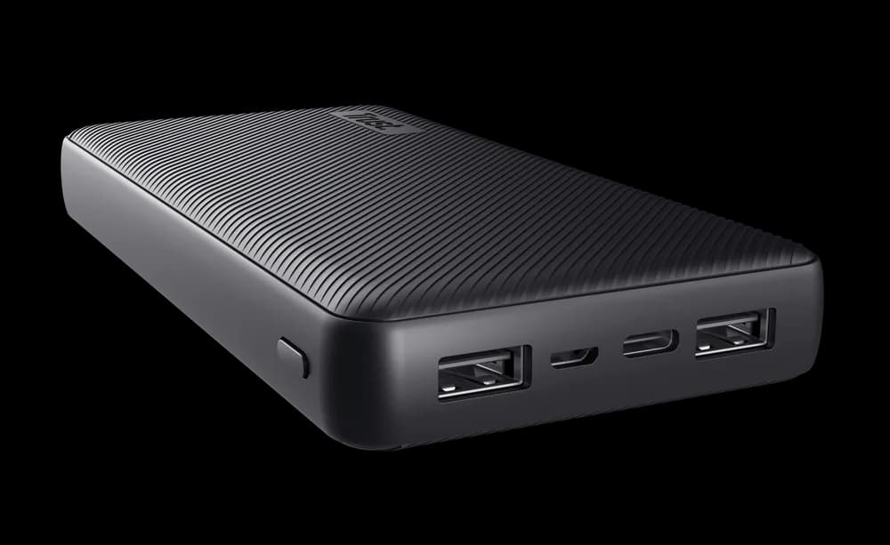 Baterie externa Trust Primo 20.000mAh, 3 porturi: 2 x USB-A (12W) si 1 x USB-C (15W), negru