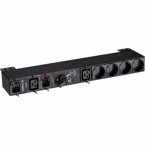 Eaton HotSwap Maintenance Bypass MBP 16A, pentru sisteme UPS pana la 3kVA, intrare IEC-C20, iesire IEC-C19 16A, 4 iesiri DIN/Schuko, "MBP3KID"