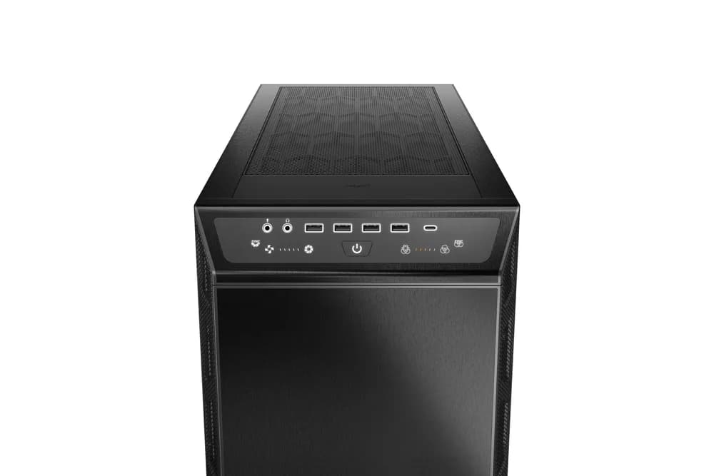 CARCASA be quiet! "DARK BASE PRO 901", Tower, ATX, fara sursa, 4xfan, USB 3.2 gen 2, USB Type-C x 1, audio, mic, PSU shroud, 8 sloturi expansiune, iluminare ARGB, negru, "BGW50" — miniatură