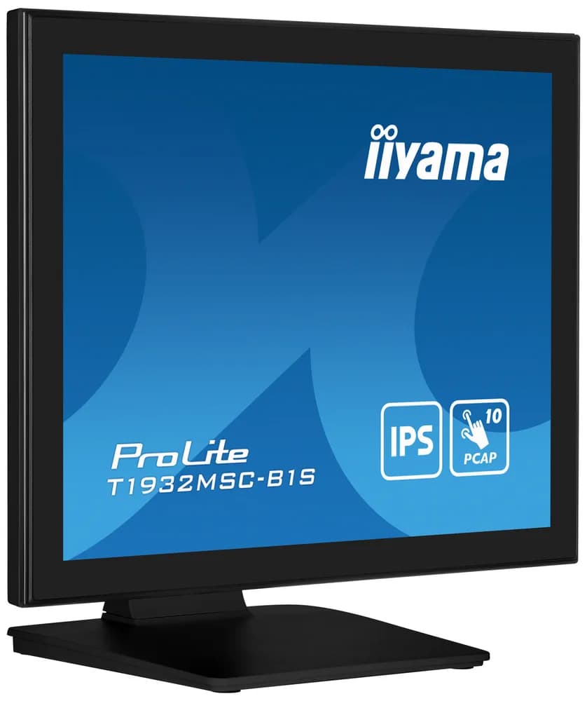 IIYAMA Monitor LED T1932MSC-B1S 19"" 10pt IPS TOUCH 1280 x 1024 14ms 250 cd/m2 projective capacitive IP54 VGA HDMI DP "T1932MSC-B1S" — miniatură