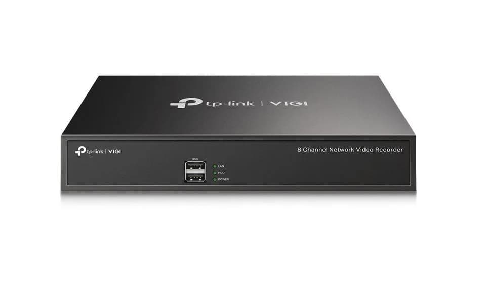 NVR TP-Link VIGI 8 canale 1008H; 8 MP,1 SATA Interface, max 10TB(neinclus), H.265+; ONVIF