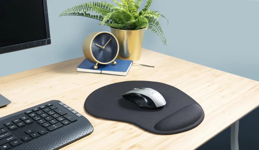 Mouse pad Trust Bigfoot XL, cu gel pad, negru — miniatură