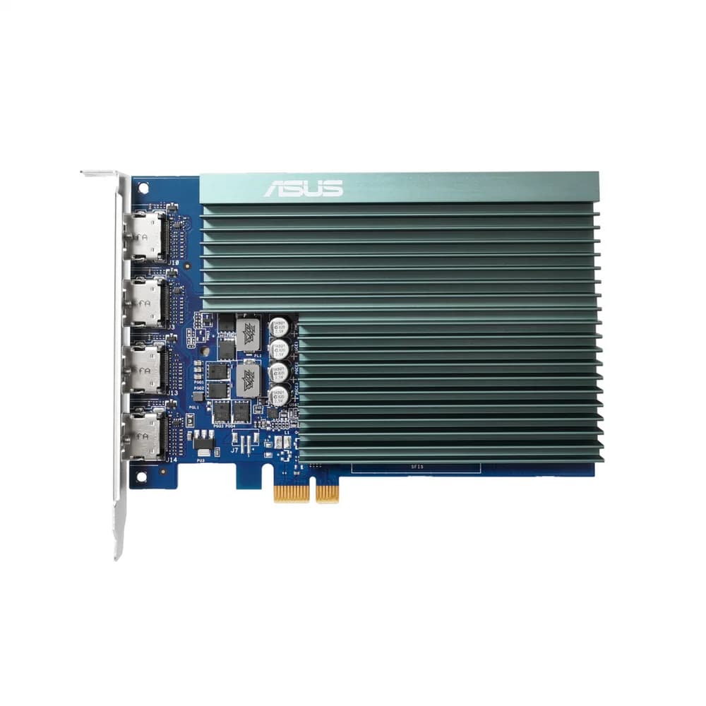 PLACA VIDEO ASUS "GeForce GT 730", 2 GB GDDR5 64 biti, PCI Express 2.0 x 16, HDMI x 4, sistem racire aer, "GT730-4H-SL-2GD5"