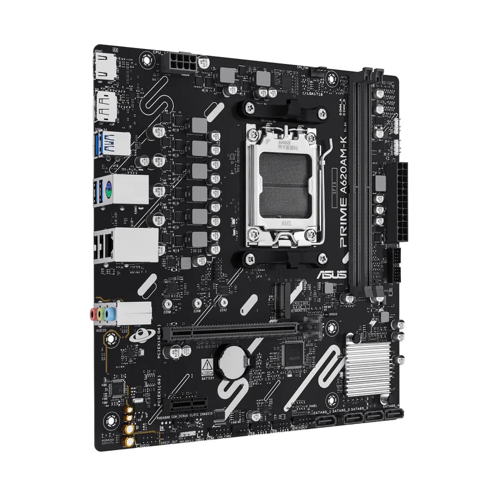 Placa de baza ASUS PRIME A620AM-K, Socket AM5, DDR5, Micro-ATX — miniatură