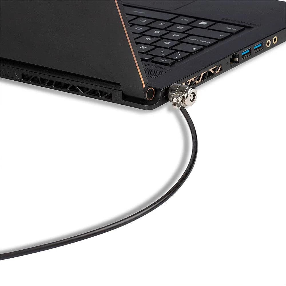 Cablu de securitate laptop Lindy 2m, negru — miniatură