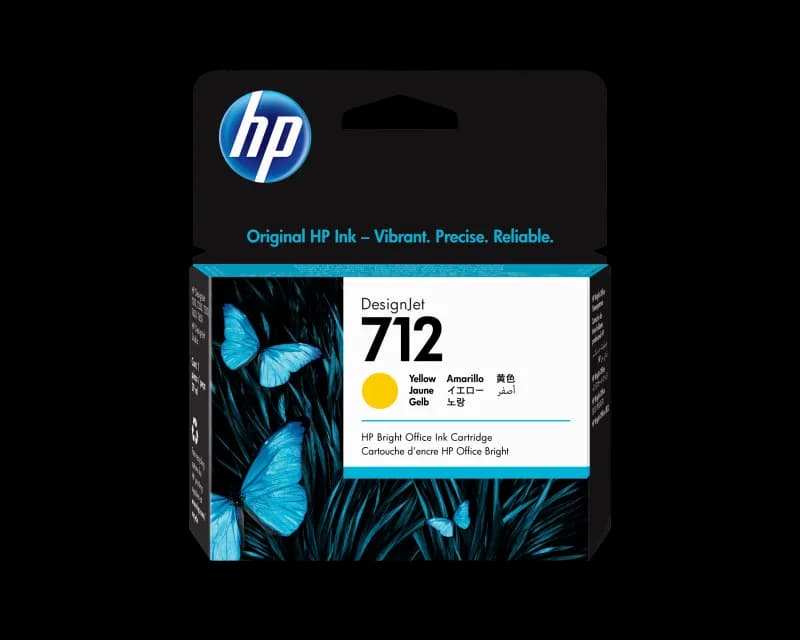 Cartus HP 712, galben