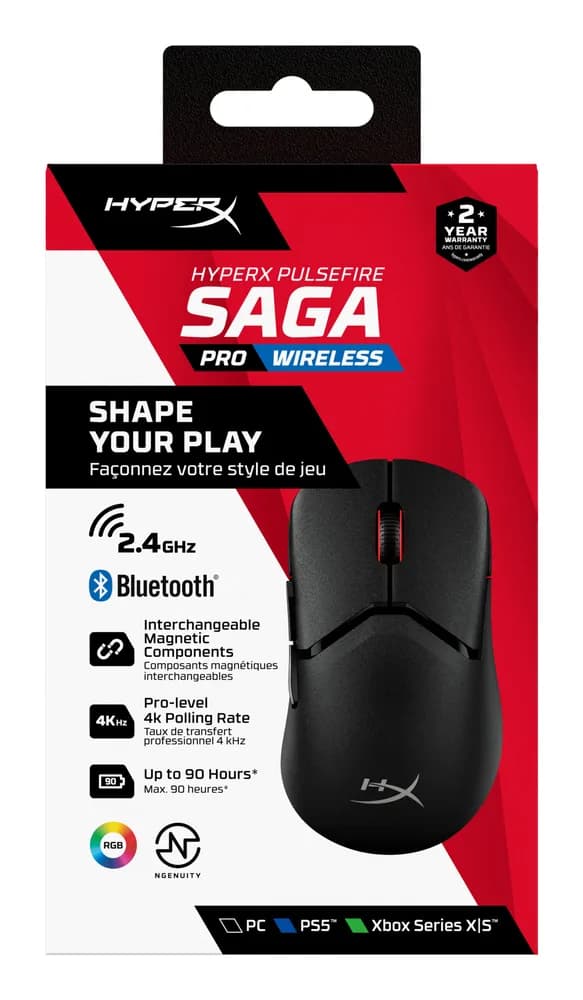 Mouse HP WS Hyperx Pulsefire Saga Pro "A2PB2AA"