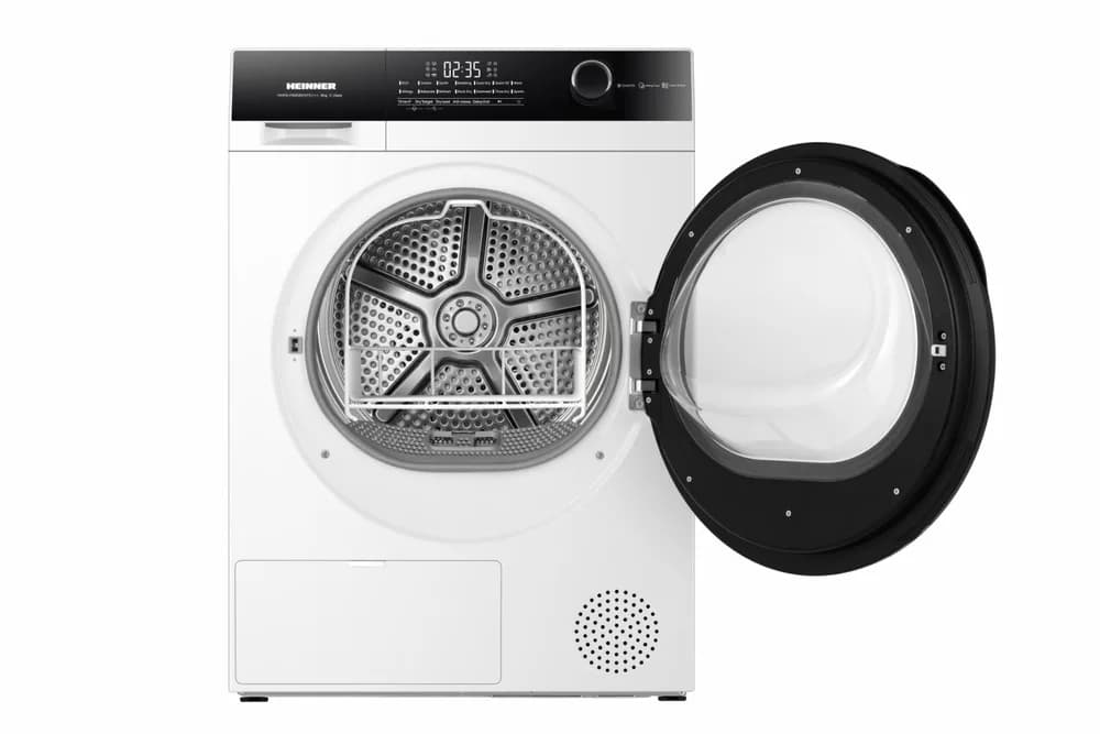 Uscator de rufe HEINNER HHPD-HMK80IVFC+++, 8 kg, Inverter, Clasa: C, Alb — miniatură