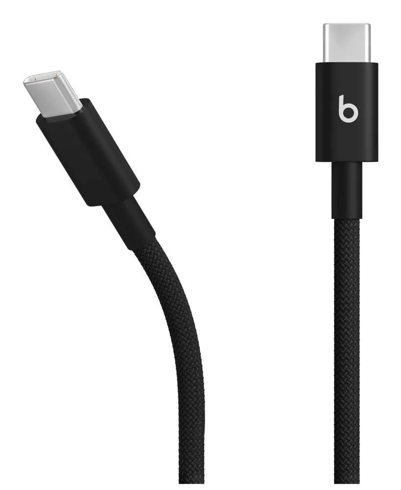 Beats USB-C to USB-C Woven Cables (1.5 m) - Bolt Black (2-Pack) — miniatură
