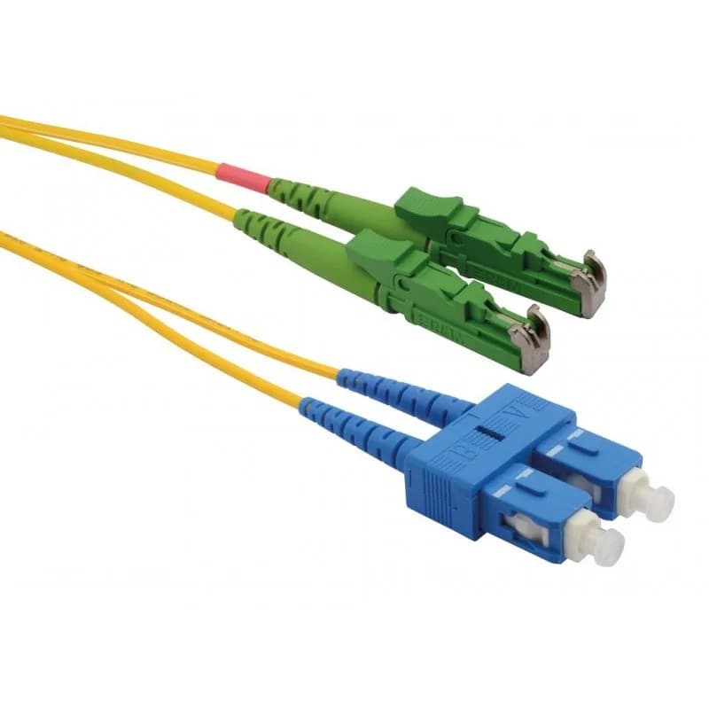 Patchcord FO E2000/APC-SC/PC, SM OS2 9/125, manta LSZH 3.0mm, duplex 10m "E2000/APC-SC/PC-SM/DX-10"