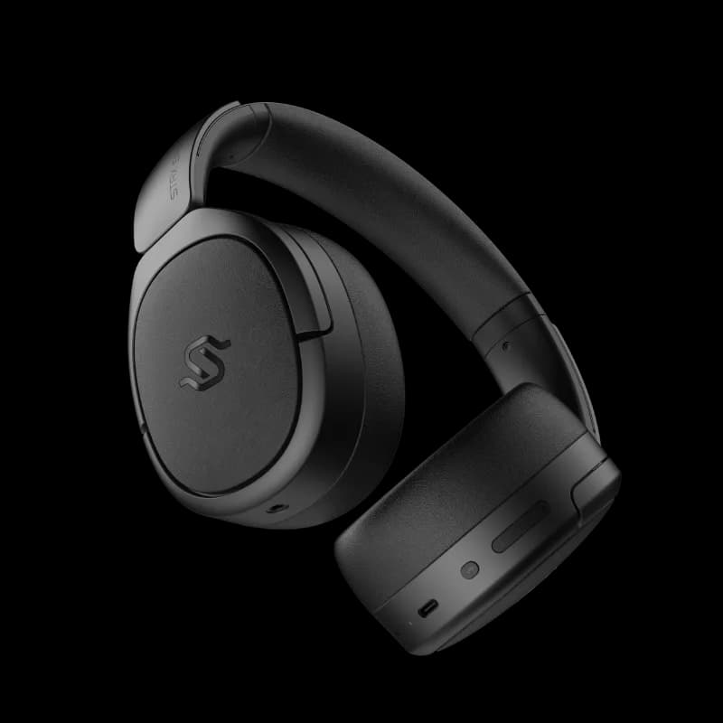 CASTI Edifier wireless-fir,standard,multimedia,smartphone,mic pe casca,conectare BT 5.4,1500mAh,driver planar magnetic, dual-mic, USB-C,Jack 3.5 mm,negru "S5 STAX Spirit" "S5-BK" — miniatură