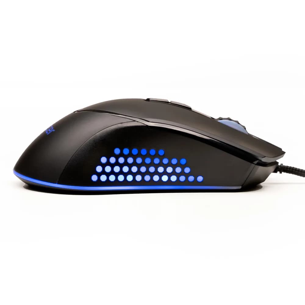 MOUSE Spacer - gaming, gaming, cu fir, USB, optic, 12.000 dpi, butoane/scroll 7/1, iluminare RGB, negru, "SPGM-ALIEN-NOVA" — miniatură