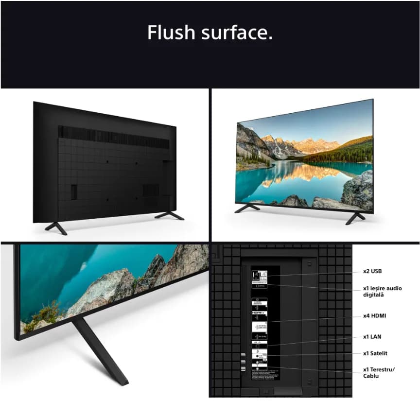 Televizor Sony BRAVIA 3 LED 55S35, 139 cm, Smart Google TV, 4K Ultra HD, Clasa F — miniatură