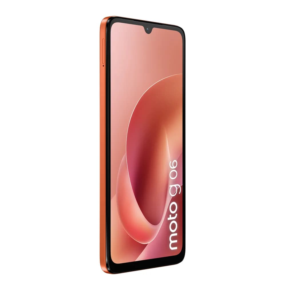 Telefon Mobil Motorola Moto G06, Procesor Mediatek Helio G81 Ultra Octa-Core, IPS LCD Touchscreen 6.88", 4GB RAM, 256GB Flash, Camera 50 MP, Wi-Fi, 4G, Dual Sim, Android (Portocaliu) "PBA20013RO" — miniatură
