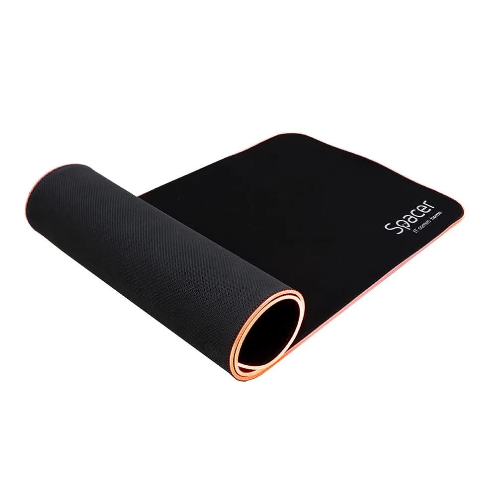 Mousepad Gaming SPACER SP-PAD-GAME-RGB-B, 900 x 300 mm, Negru — miniatură