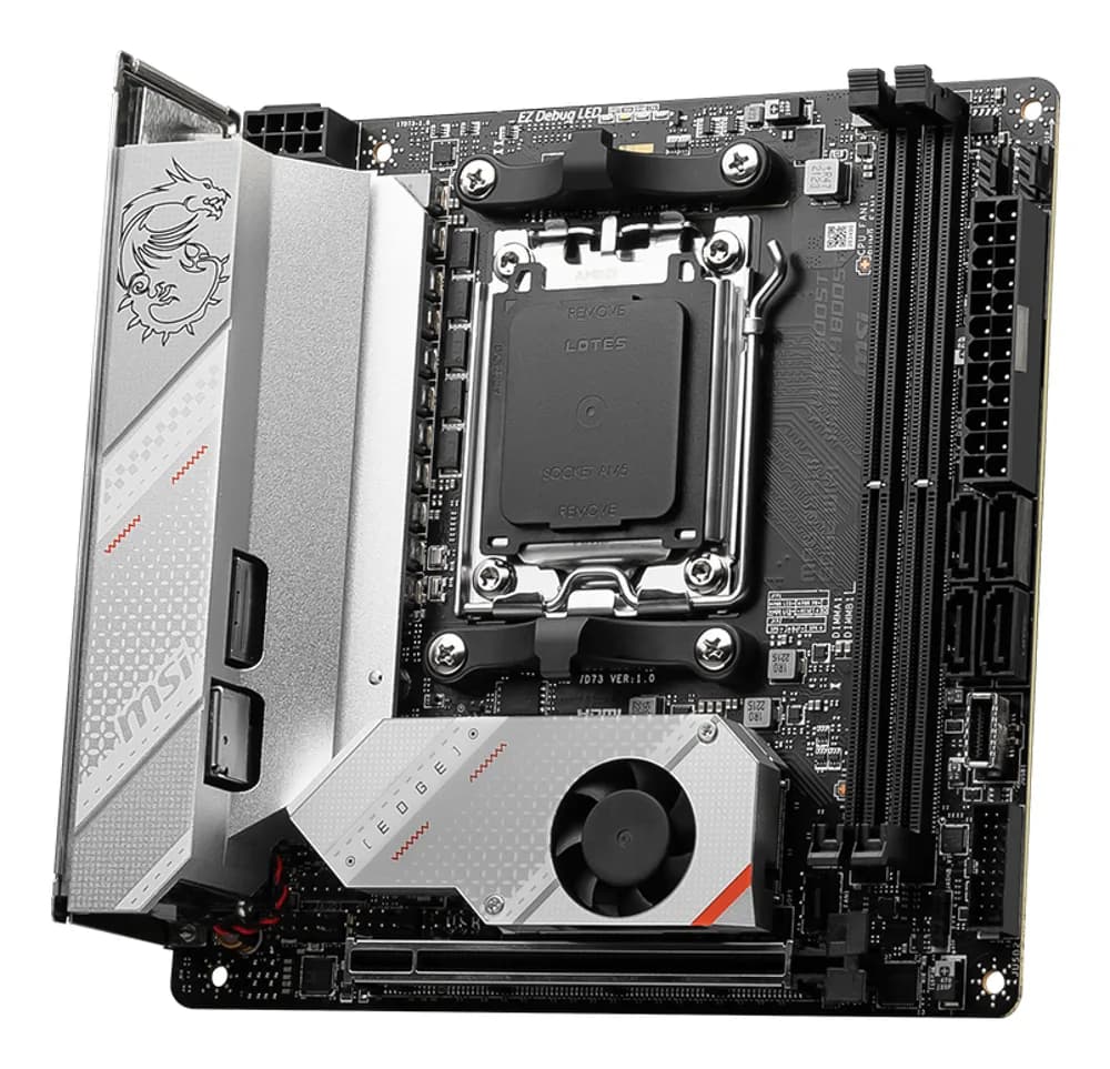 Placa de baza MPG B650I EDGE WIFI AM5 2DDR5 mini-ITX "MPG B650I EDGE WIFI" — miniatură