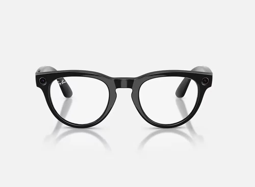 RayBan Meta HEADLINER LowBridgeFit Shinny Black - Sapphire Transitions® Gen2 — miniatură