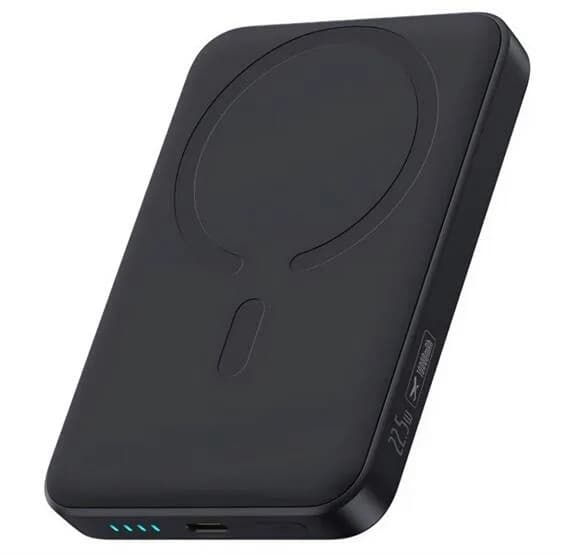 POWER BANK Baseus EnerFill FM11 Ultra-Mini, 10000mAh, 22.5W, prindere magnetica incarcare wireless 15W, 1 x USB Type-C, include cablu USB Type-C la USB Type-C 30cm, negru, "E0026602" - 6932172618223