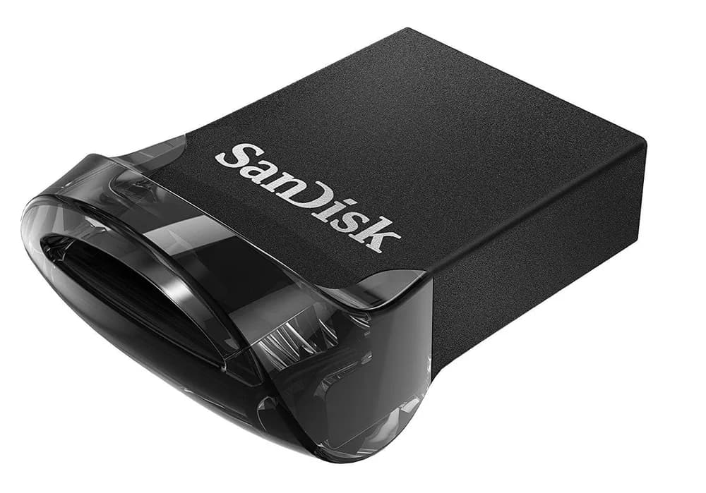 Memorie USB SanDisk Ultra Fit 64 GB, USB 3.1, Negru