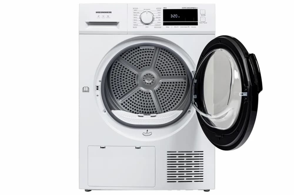 Uscator de rufe HEINNER HHPD-M9G5PBKD++, 9 kg, Clasa: D, Alb — miniatură