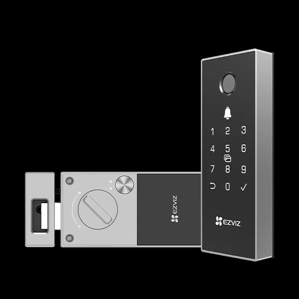 YALA ELECTRONICA EZVIZ DL06 PRO, Comunicare: EZVIZ Connect 2.4G Wi-Fi, Putere de lucru: 4 Baterii AA Alkaline, Temp de functionare: 25 °C to 55 °C, Dimensiuni: Panou frontal: 154mm × 61mm × 18mm, Panoul din spate: 155mm × 76mm × 33.5mm, greutate: 520g.