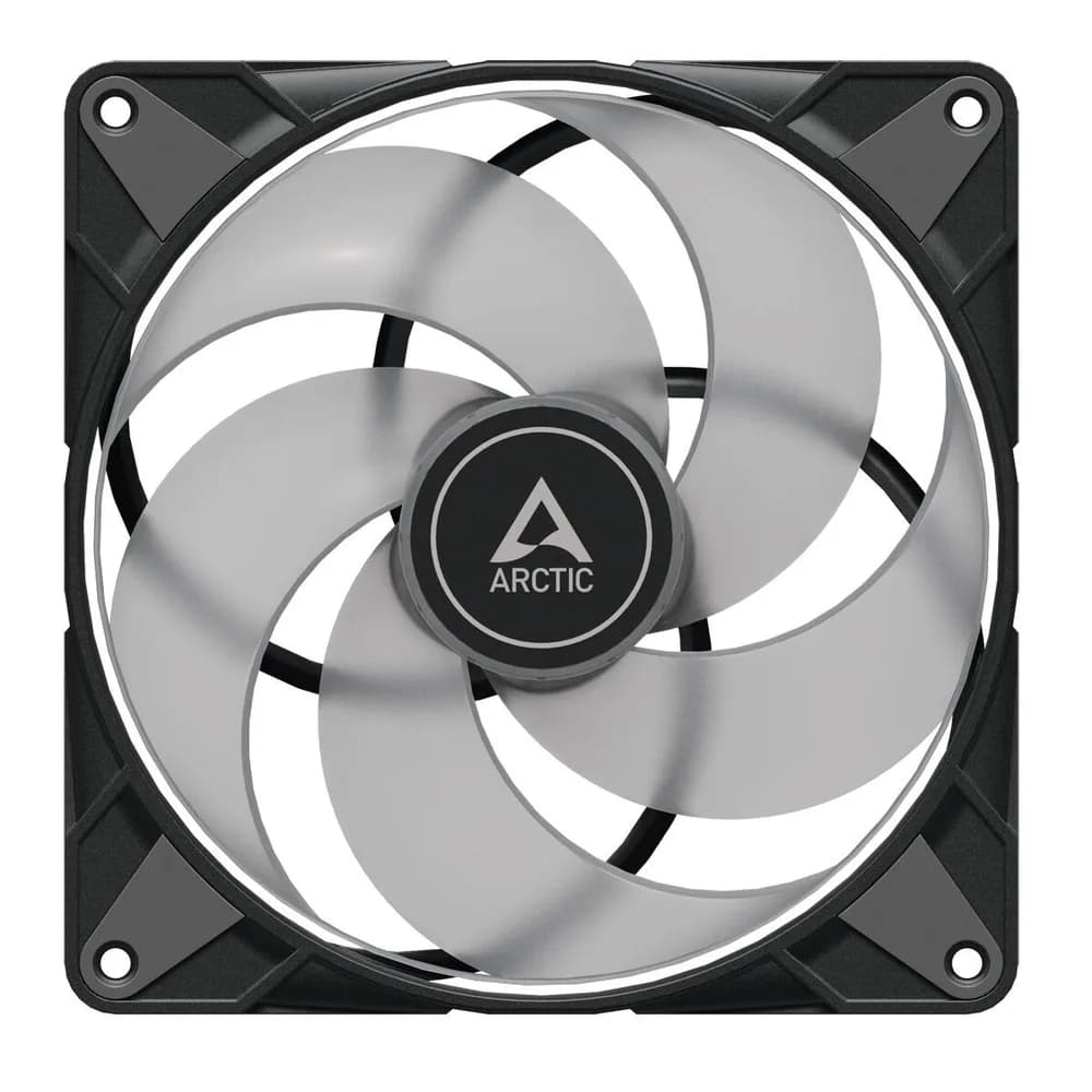 Ventilator Arctic "P14 PWM PST A-RGB", 140mm, 200 - 1900 RPM, FDB, 69.9 cfm, 3-Pin 5 V-DI-GND connector, negru, "ACFAN00239A" — miniatură