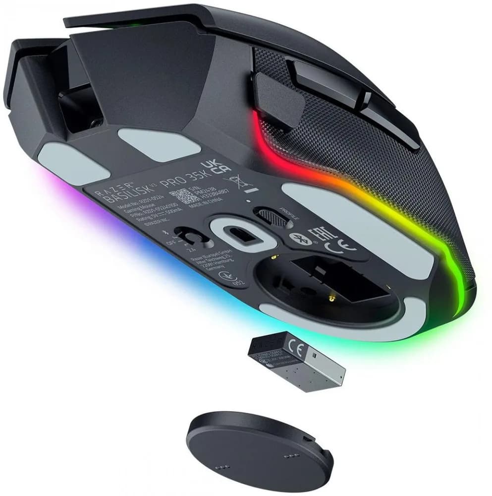 Mouse Gaming Wireless Razer Basilisk V3 Pro 35K, 35000 dpi, negru — miniatură