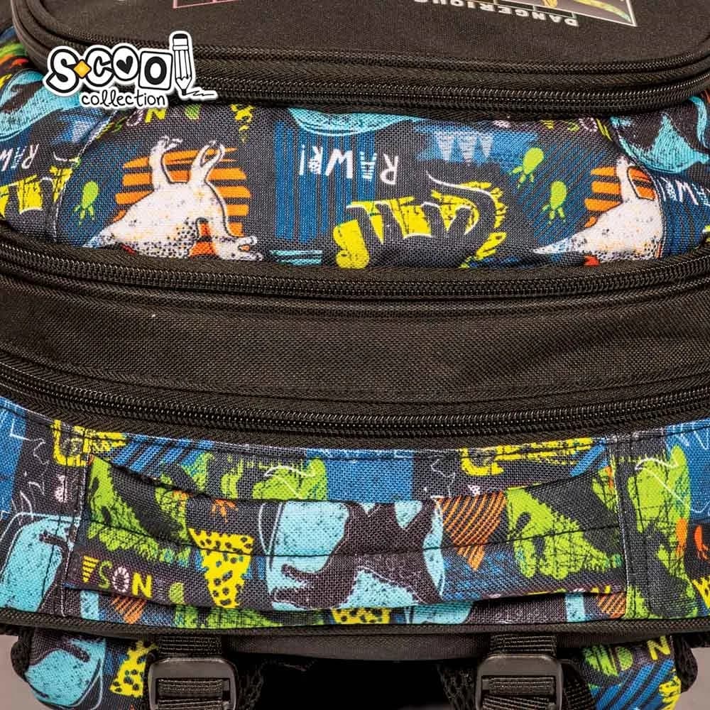 Ghiozdan anatomic RAWR, 38x39x19.5 cm - S-COOL — miniatură