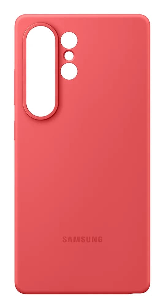 Capac protectie spate Silicone Case Galaxy S25 Ultra (S938) Rosu "EF-PS938CREGWW"