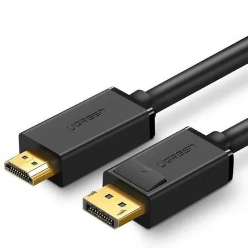 CABLU video Ugreen, "DP101" DP (T) la HDMI (T) 4K la 30Hz, lungime 2m, negru "10202" - 6957303812028