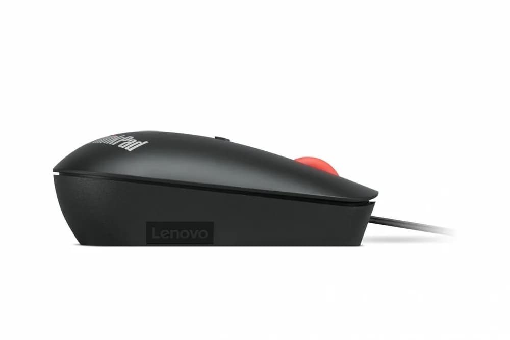Mouse LENOVO ThinkPad USB-C Wired Compact Mouse, 2400 dpi, Negru — miniatură