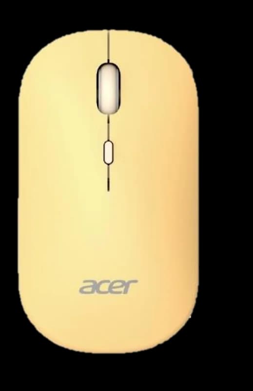 Mouse Wireless Acer AMR130, 1600 dpi, Galben