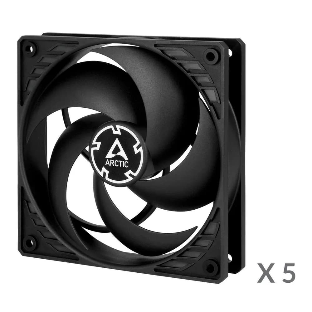 VENTILATOR ARCTIC PC, P12 (Black) - 5 Pack,"ACFAN00135A" — miniatură