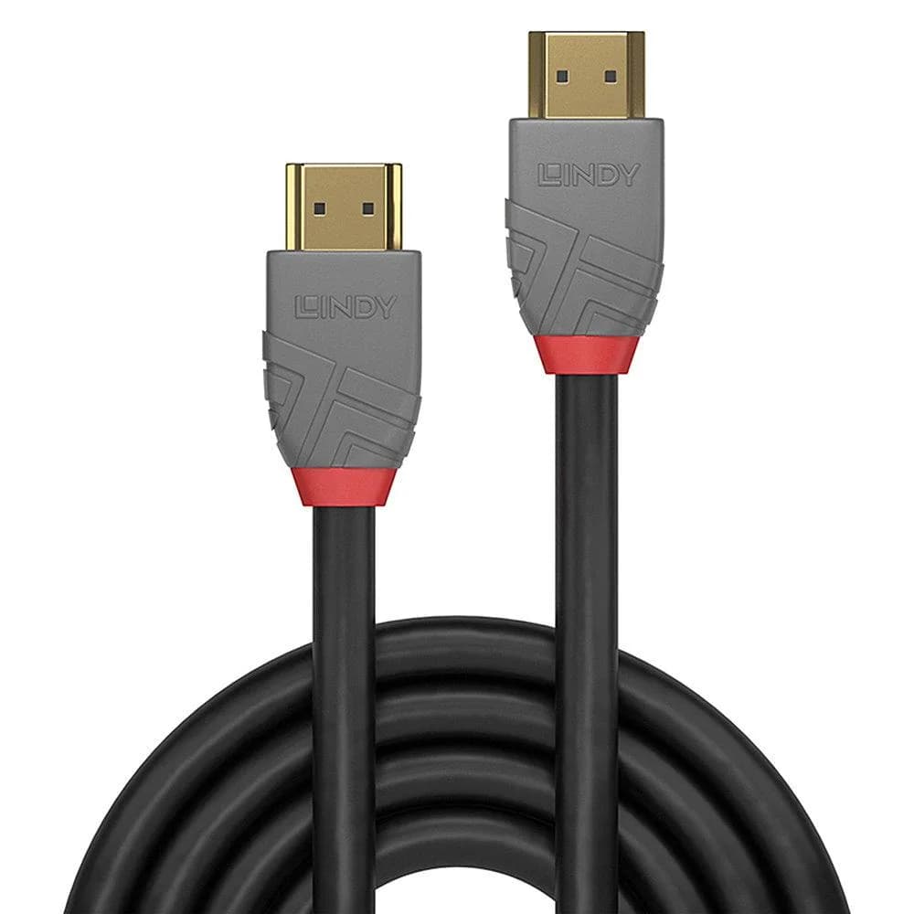 Cablu Lindy 7.5m High Speed HDMI, latime de banda suportata 10.2Gbps, rezolutie maxima 4096x2160@60Hz 4:2:0 8bit, Anthra — miniatură