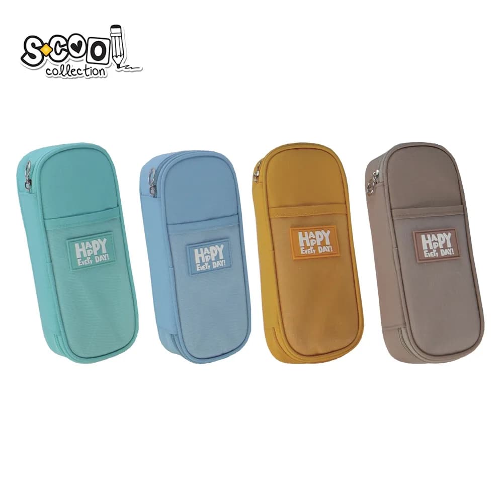 Penar borseta Urban, 1 fermoar, HAPPY, culori diverse, 22x9x5.5 cm - S-COOL — miniatură