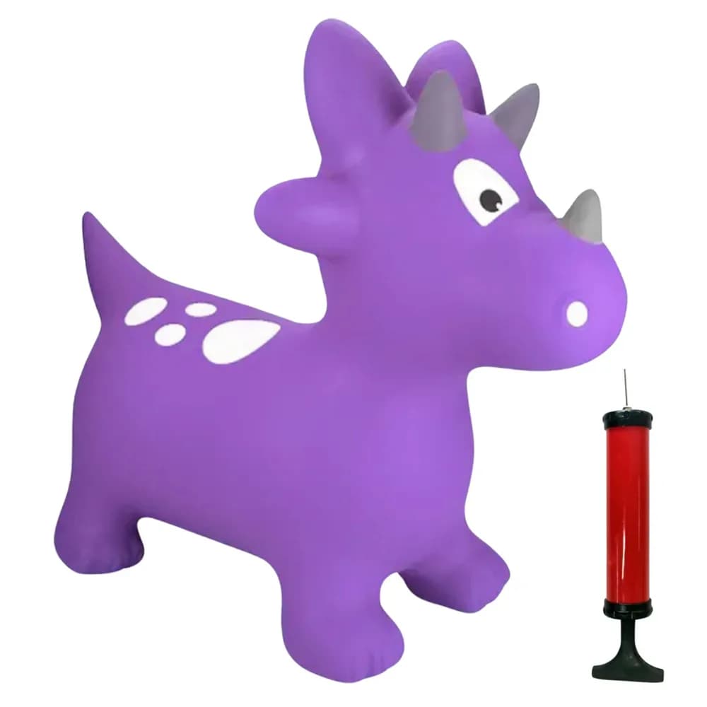 Jucărie gonflabilă săltăreață de călărit Dinozaurul Mov HappyHopperz — miniatură