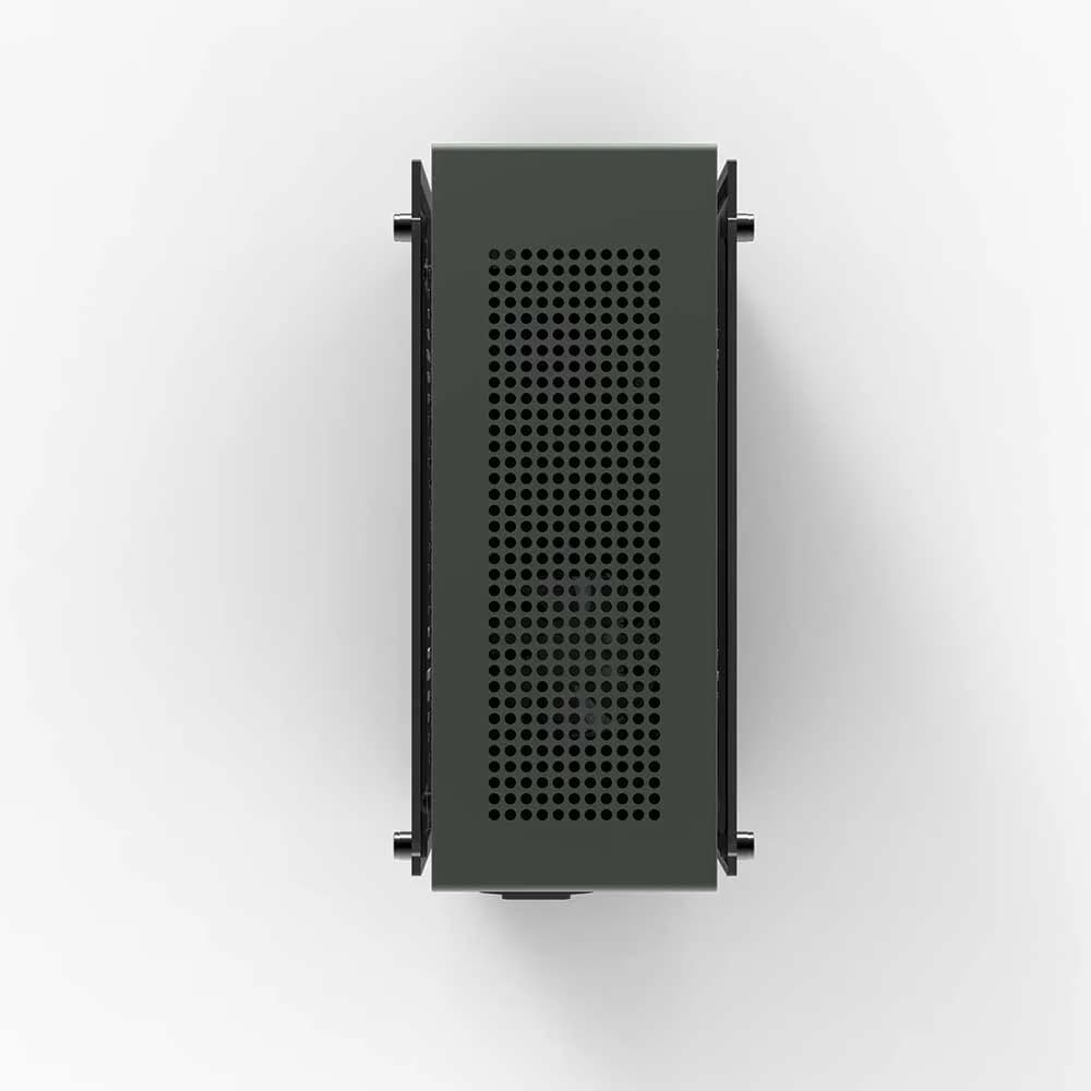 CARCASA Zalman "M2 mini", mini tower, gaming, compatibil sursa SFX, SFX-L, suporta 2xfan, 1xfan inclus, USB Type-C x 1, USBx1, 2 sloturi expansiune, gri, "M2 mini (Gray)"