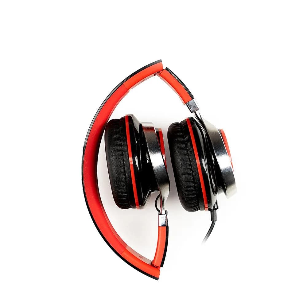 Casti Over-ear Spacer SPHS-SILVER, Wired, Rosu — miniatură
