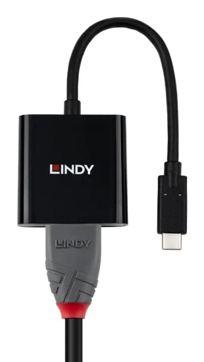 Converter Lindy USB Type C to HDMI 4K60, Supported Bandwidth: HDMI® 2.0 with 18Gbps, Maximum Input Resolution: 3840x2160@60Hz Maximum Output Resolution: 3840x2160@60Hz — miniatură