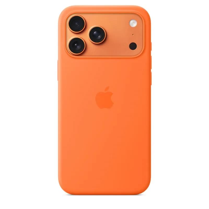 iPhone 17 Pro Max Silicone Case with MagSafe - Orange