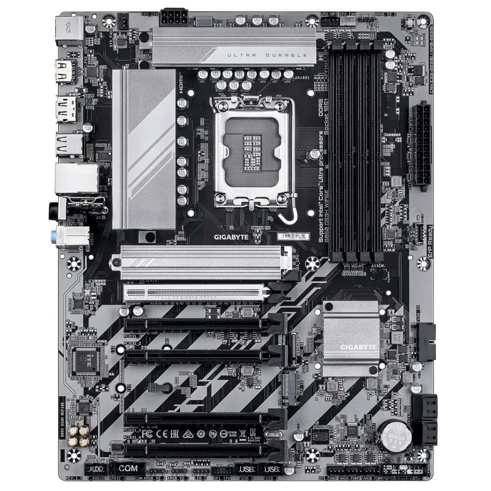 Placa de baza Gigabyte B860 DS3H WIFI6E, Socket 1851, DDR5, ATX — miniatură