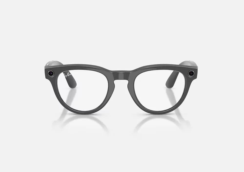 Ray-Ban Meta Headliner Gen 2 AI Glasses Shiny Asteroid Grey/Clear/Emerald Transitions RW4013 6702CE 50 — miniatură