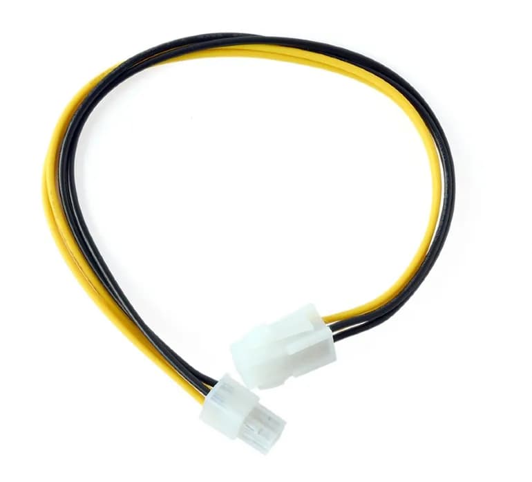 CABLU alimentare GEMBIRD, prelungitor ATX 4-pin (T) la ATX 4-pin (M), 0.3m, "CC-PSU-7"