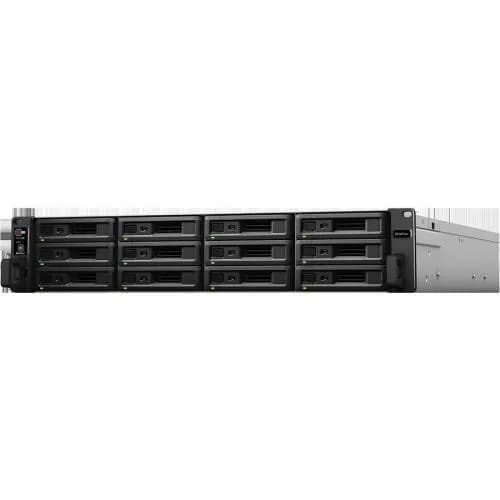 RackStation RS3621xs+ without Rack Kit (options: RKS1317) Xeon D-1541,64 bit, 8 GB DDR4 12x3.5"/2.5" HDD/SSD Drive Bays Max Drive Bays 36 with 2 Expansion | 2xUSB 3 "RS3621xs+"