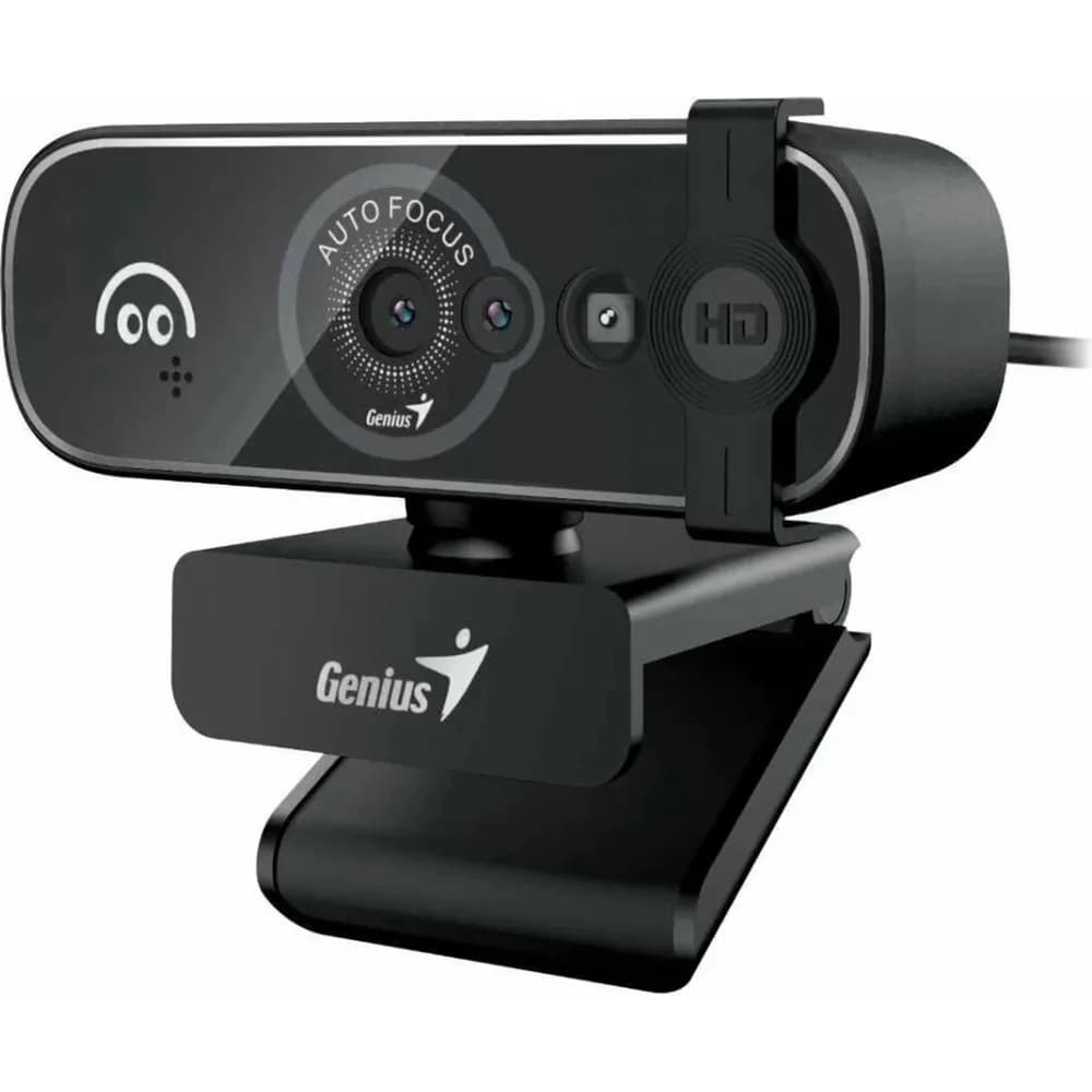 CAMERA WEB GENIUS senzor 1080p Full-HD cu rezolutie video 1920x1080, FaceCam Open, microfon, auto focus, 82 grade view, cablu 1.5m, black "32200011400"