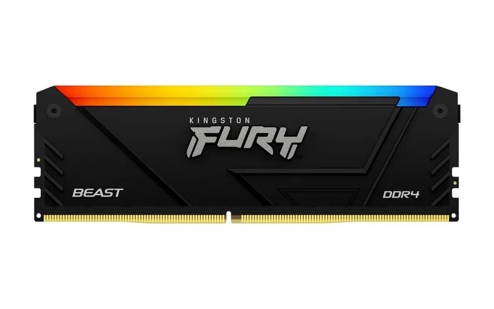 Memorie RAM Kingston FURY Beast RGB, 16GB DDR4, 3600MHz, CL18 — miniatură