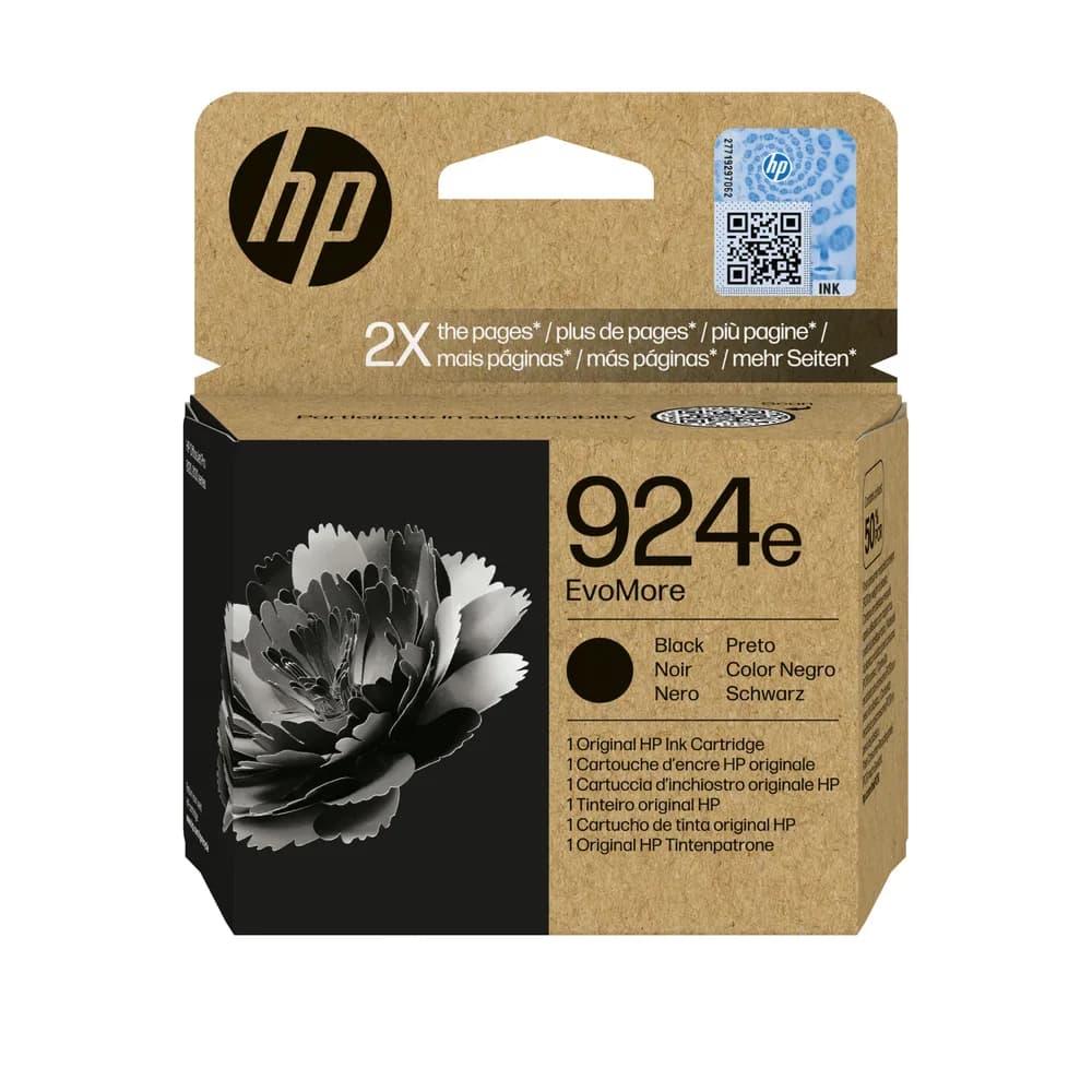 Cartus Cerneala Original HP Black, nr.924E, pentru 8120e|8130e, 500, incl.TV 1.2 RON, "4K0V0NE"